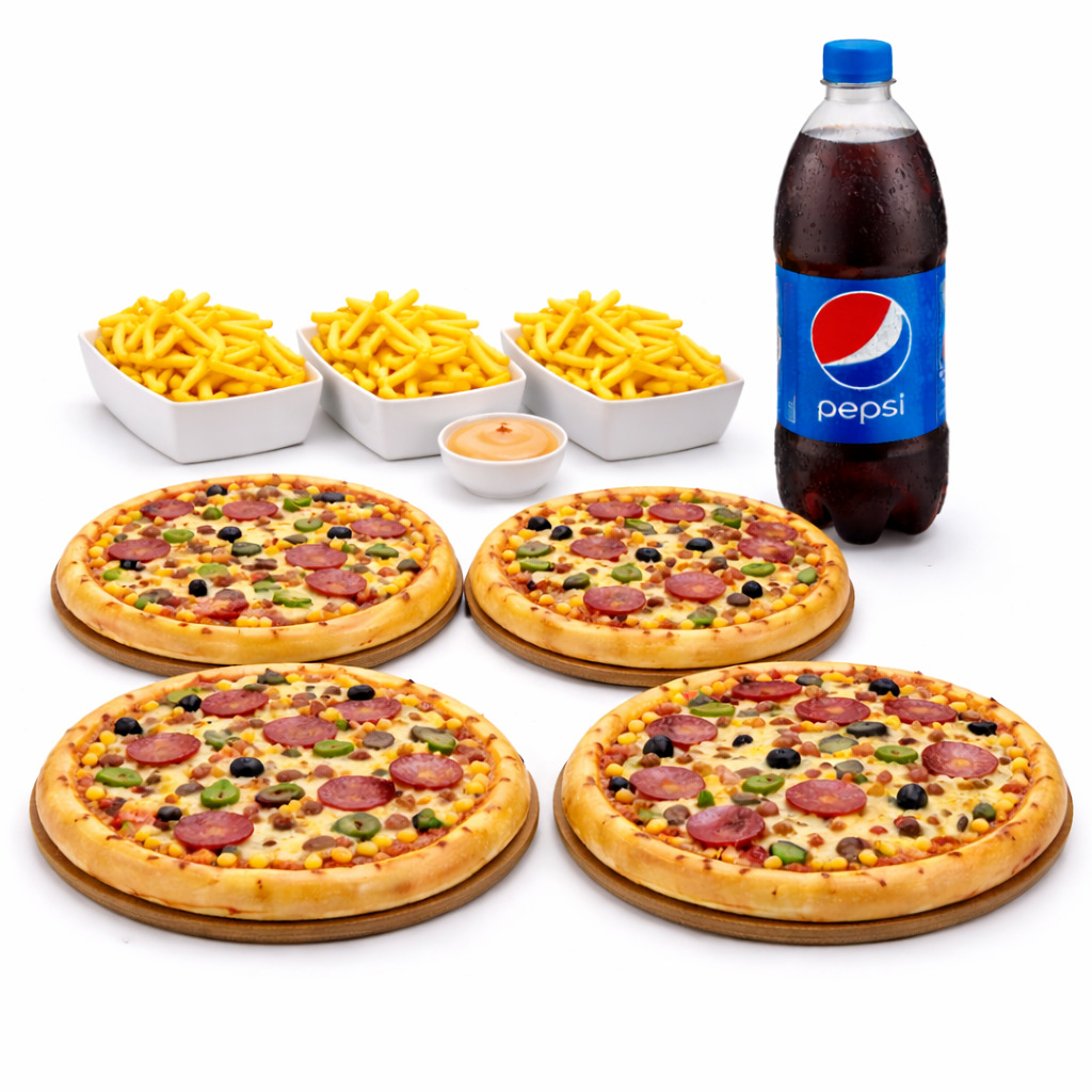 4'lü Ottoman Pizza Menü