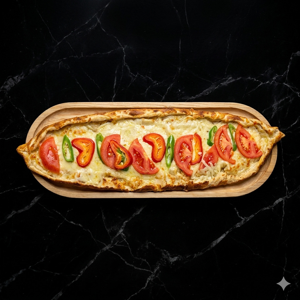 Kaşarlı Sebzeli Pide