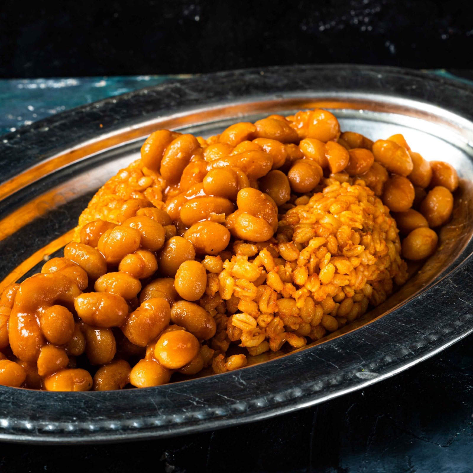 Bulgur Pilavı Üstü Etsiz Az Kuru Fasulye