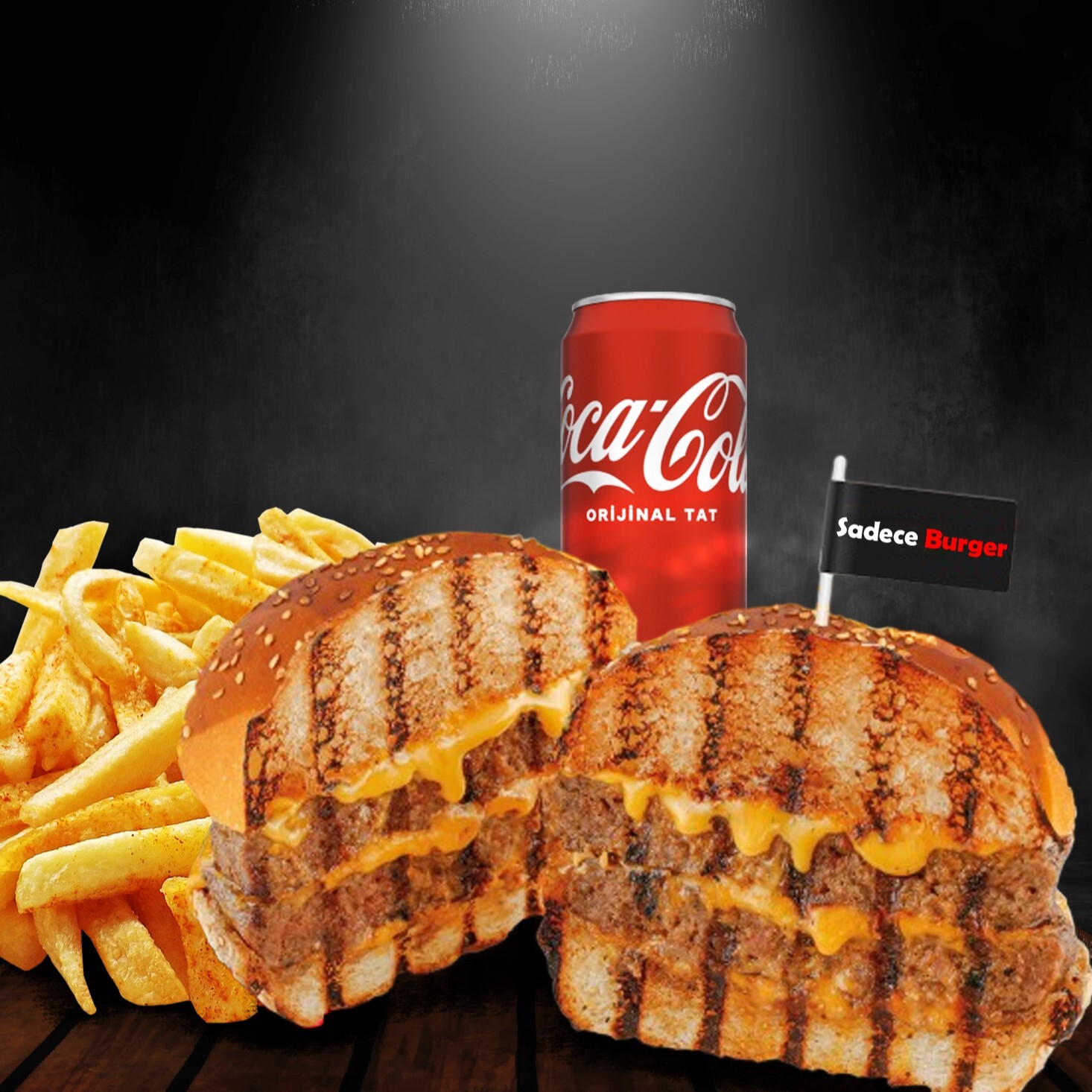 Smash Duble Steak Burger Menü
