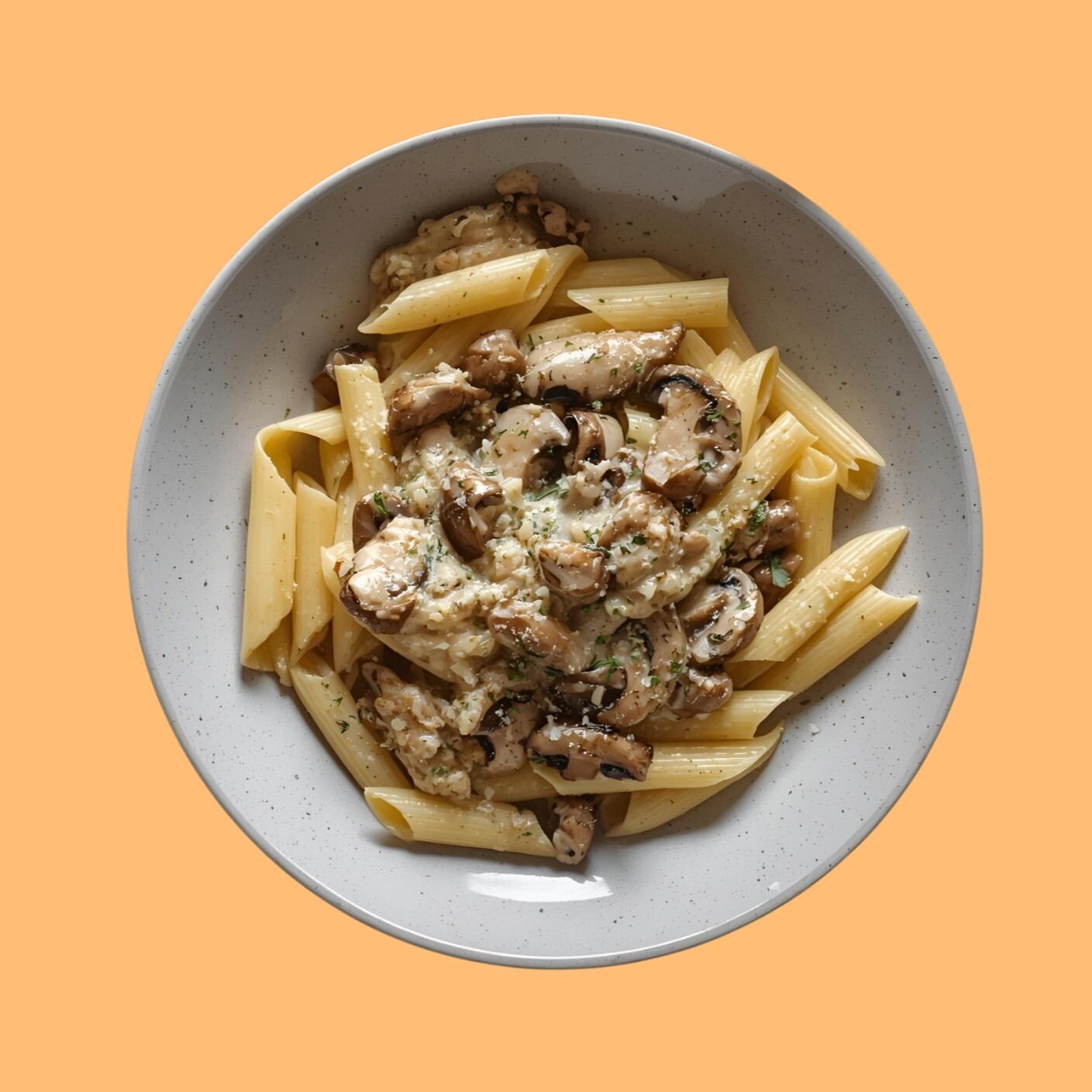DEV BOY Kremalı Mantar Penne