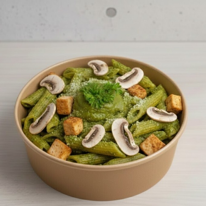 Pasta al Pesto Pollo e Funghi (Code 16)
