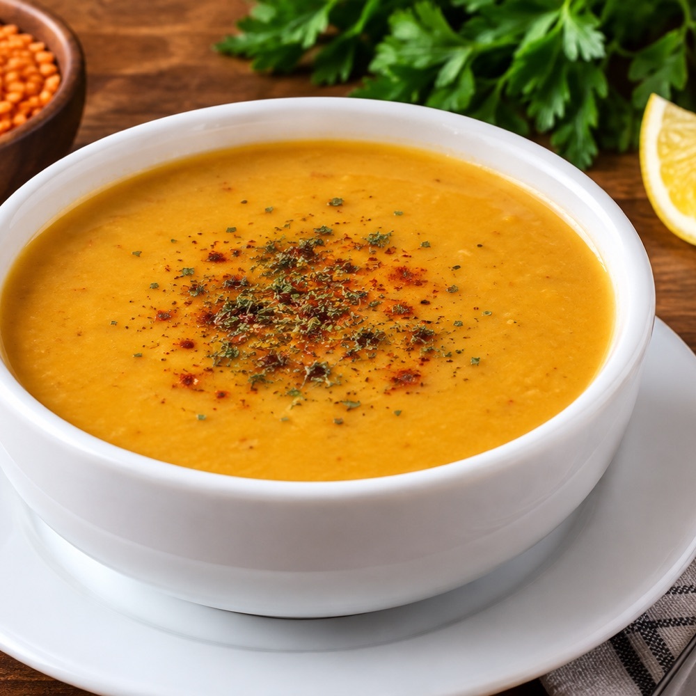 Süzme Mercimek Çorbası