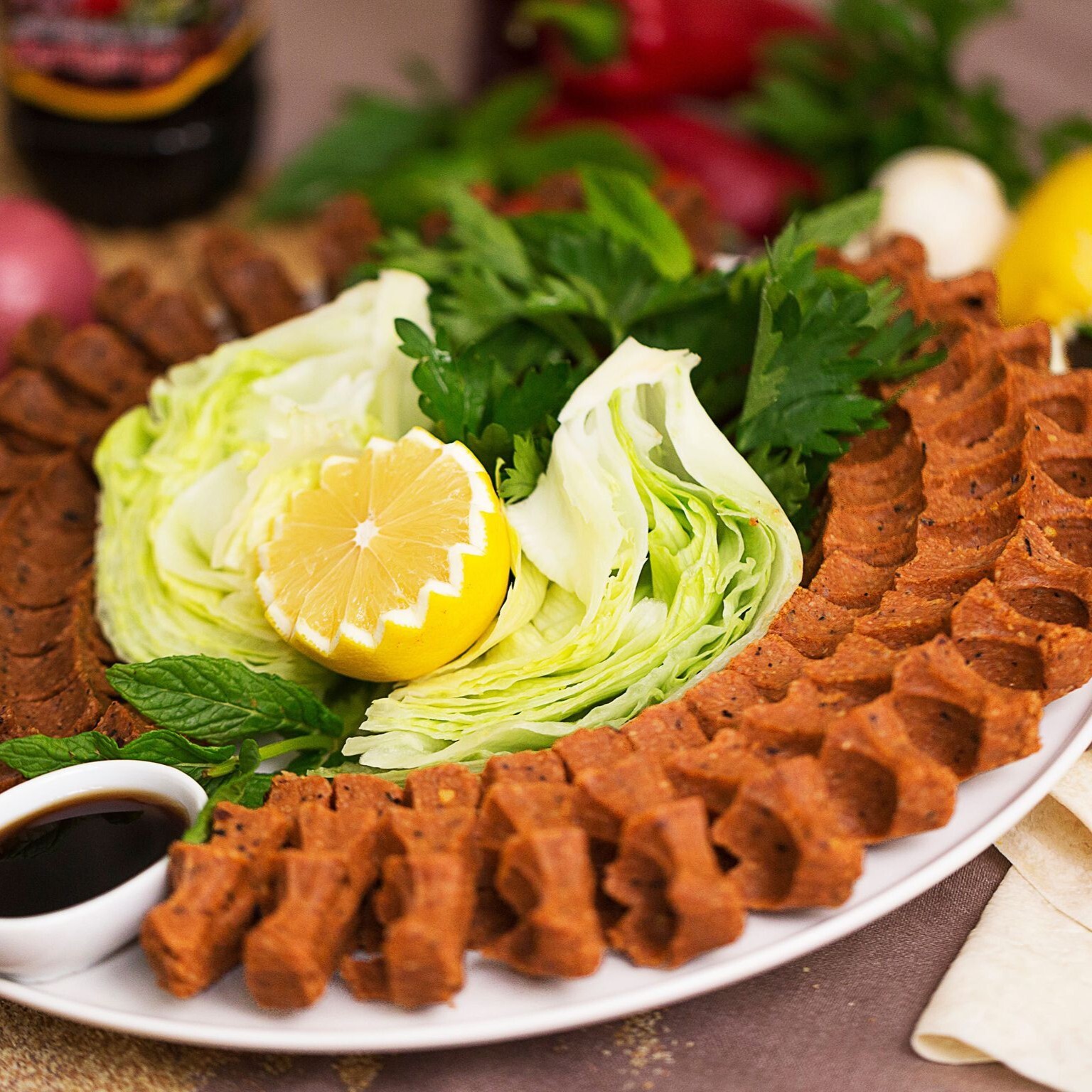 Çiğ Köfte (1 kg) Menü