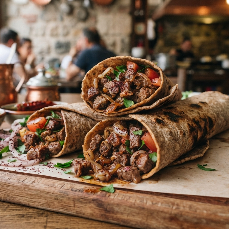 Tam Buğday Et Tantuni Dürüm (100 gr)