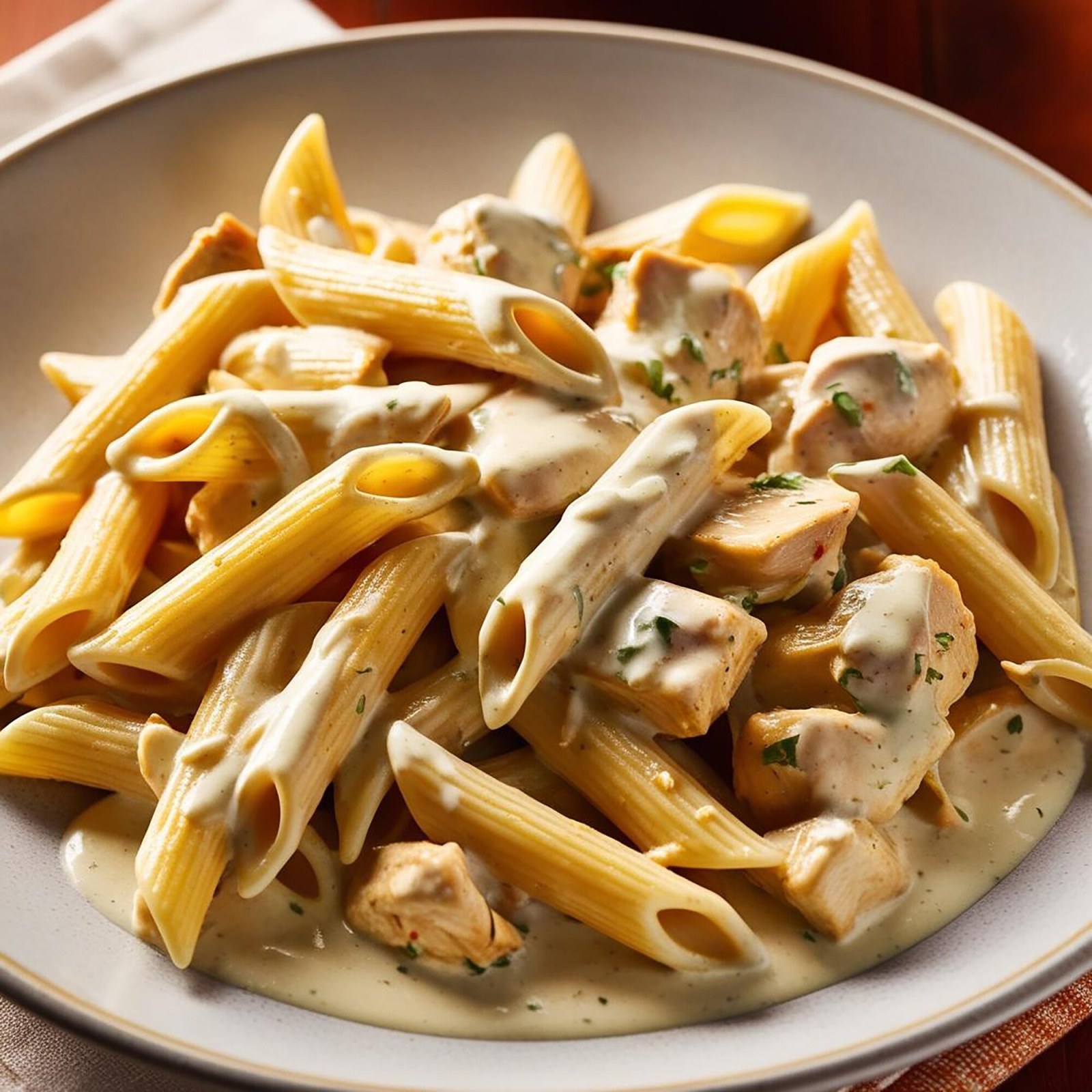 Kremalı Tavuklu Penne Makarna (400-500 gr.)