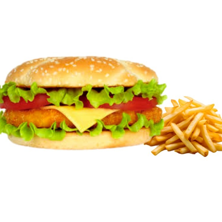 Chedarlı Tavuk Burger