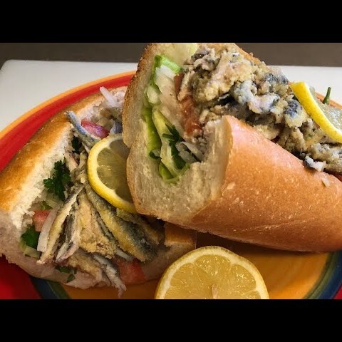 2'li Ekmek Arası Hamsi Menü