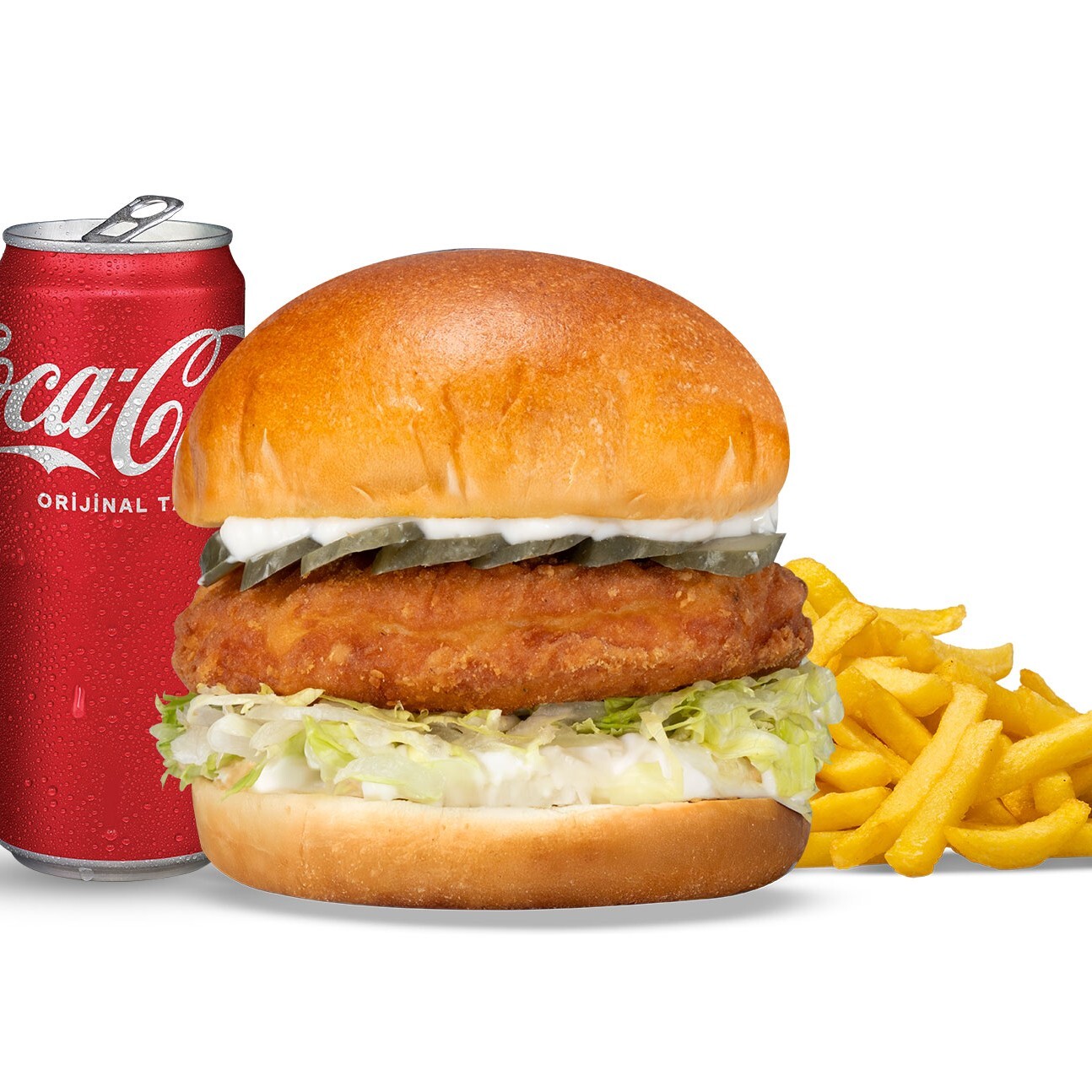 Algida Menüsü (Chicken Burger Menü)