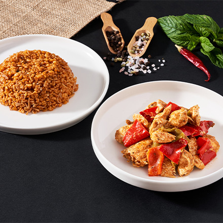 Tavuk Şiş ve Bulgur Pilavı