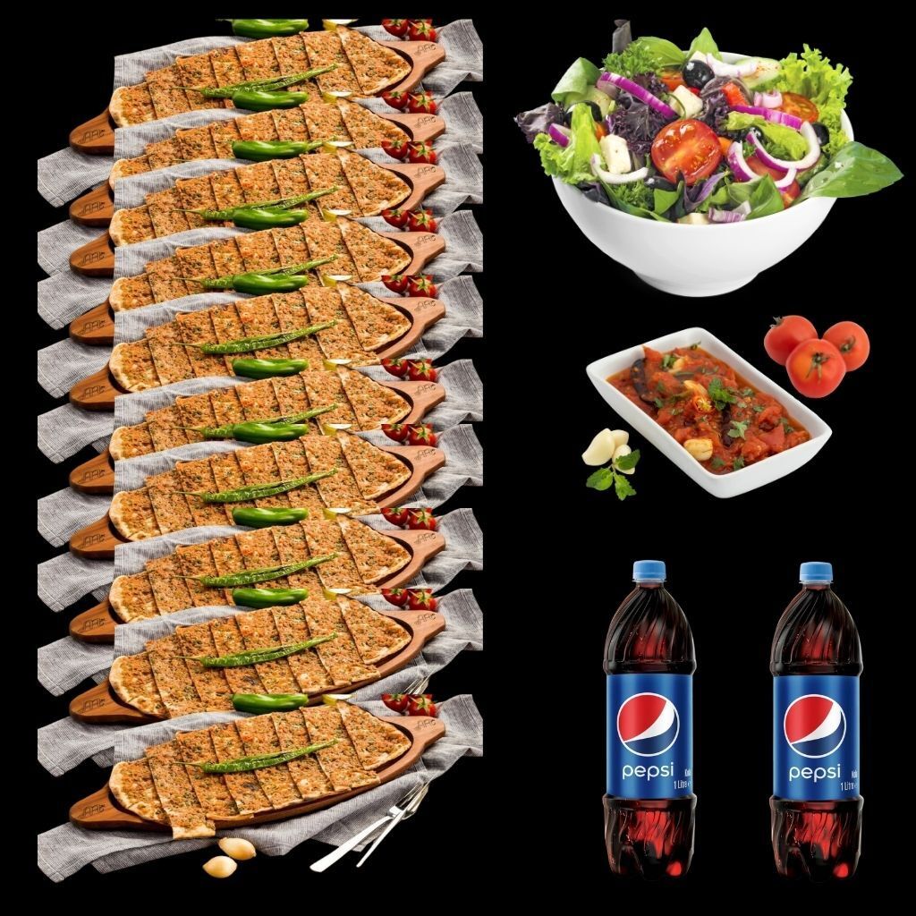 10'Lu Kıymalı Pide Menü