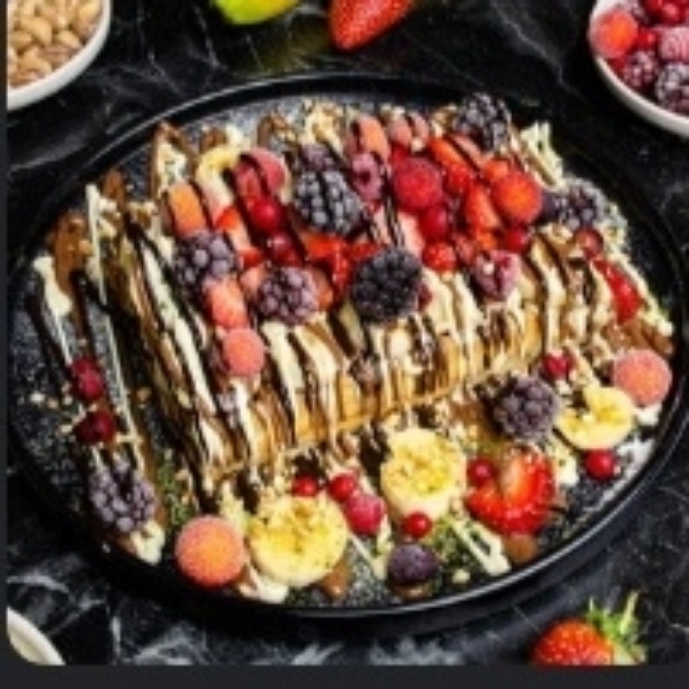Meyve Şöleni Waffle