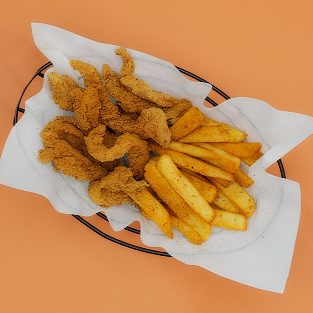 Cajun Tavuk Sepeti