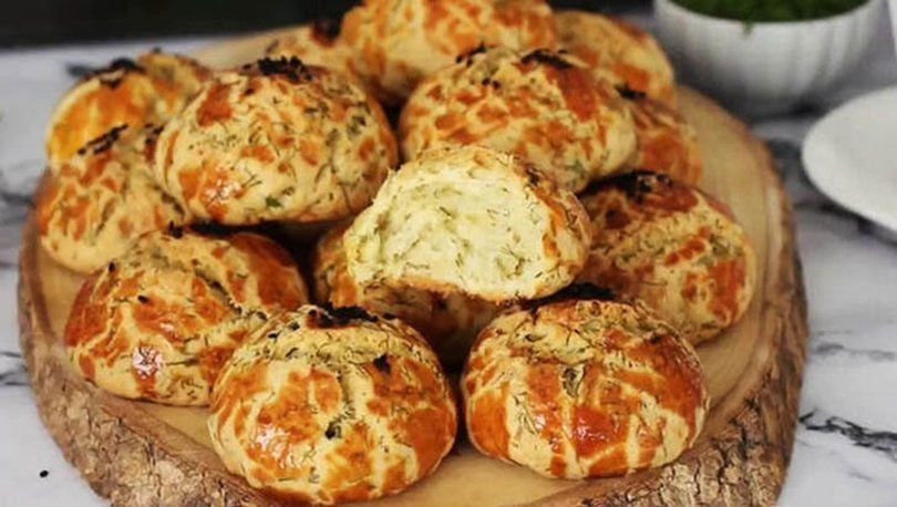 Peynirli Dereotlu Ev Poğaçası