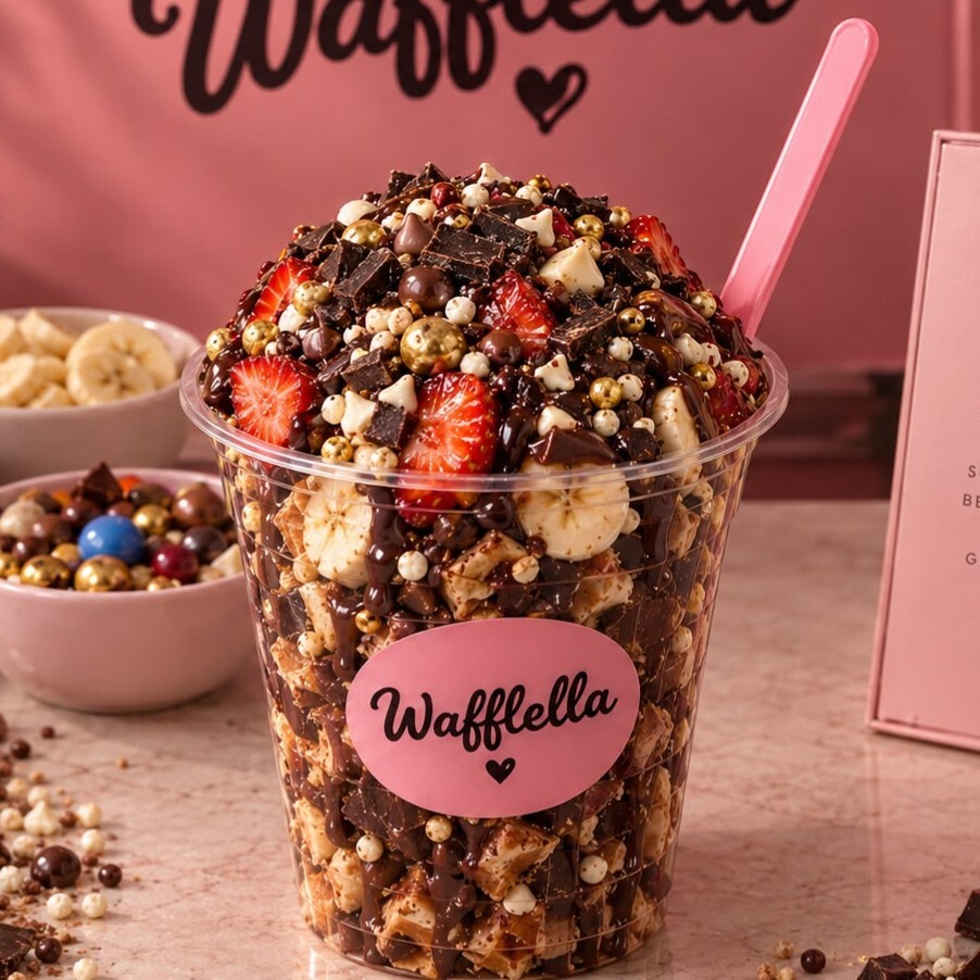 Bitter Choco Bardak Waffle