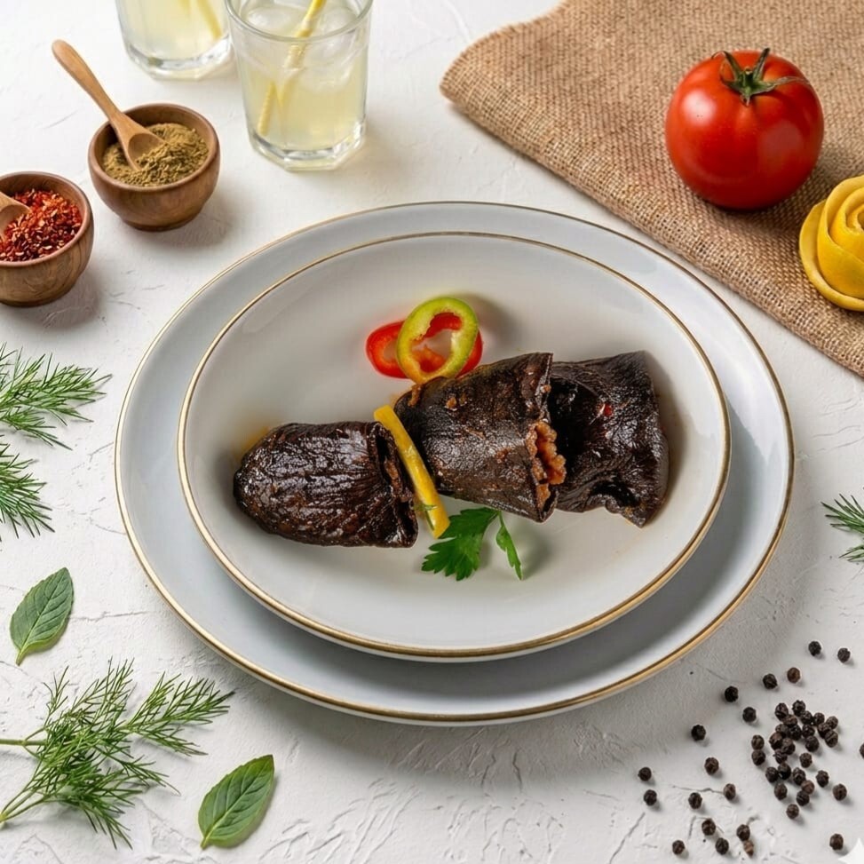 Kuru Patlıcan Dolması