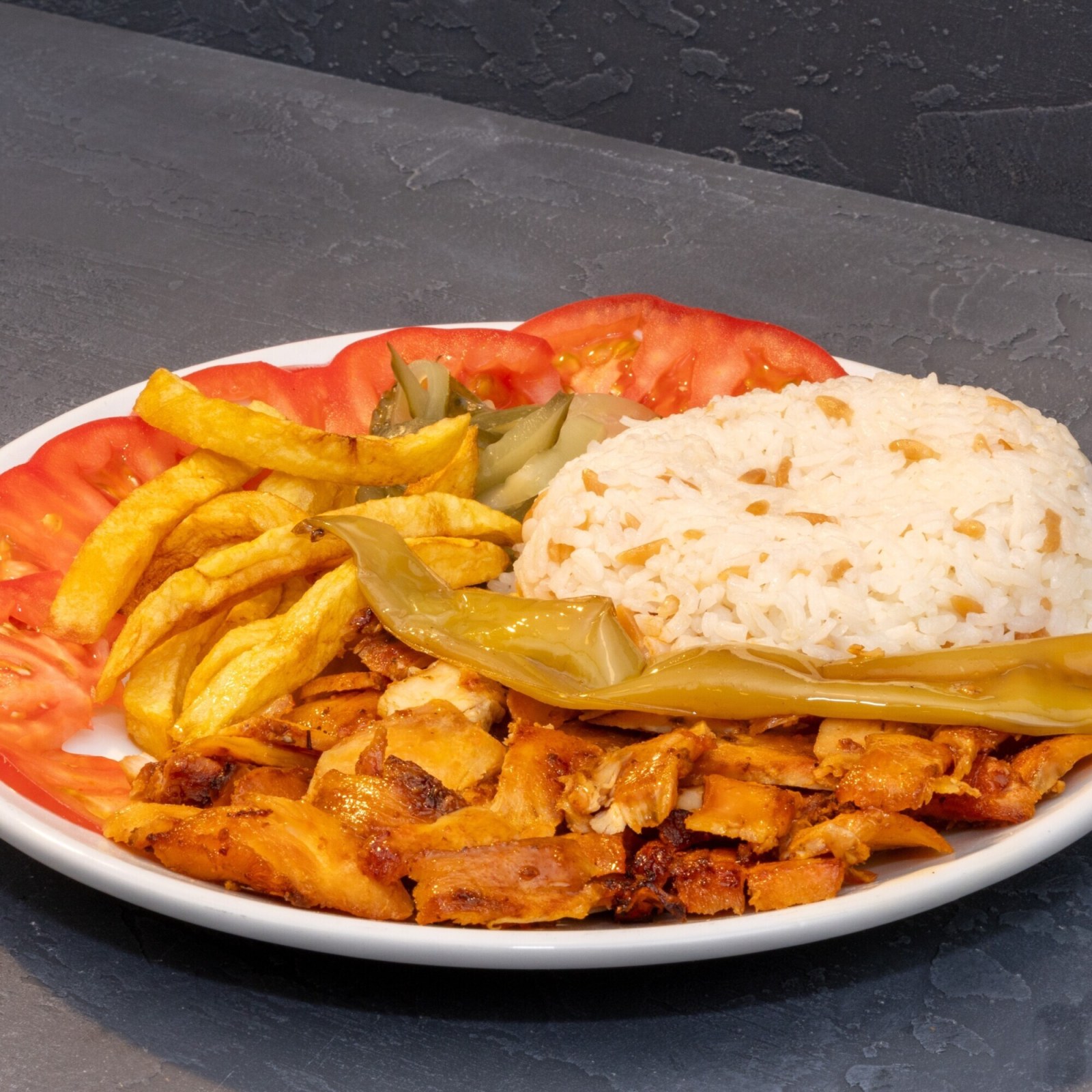 Pirinç Pilavı Üstü Tavuk Döner