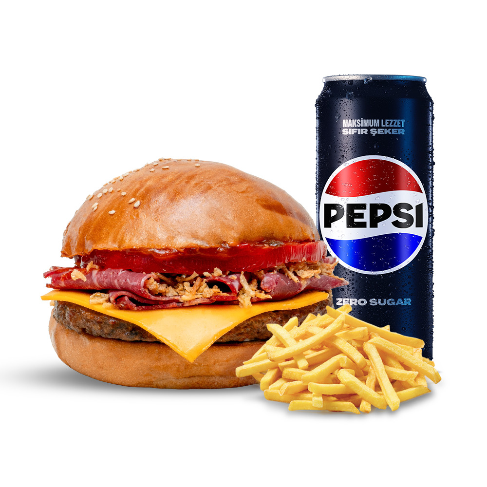 Türk Usulü Burger Menü
