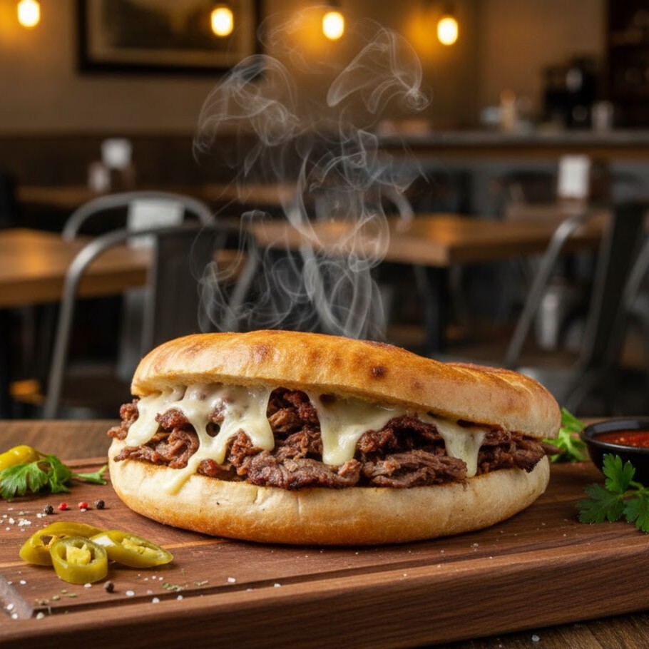 Kavurma Kaşar Bazlama Tost