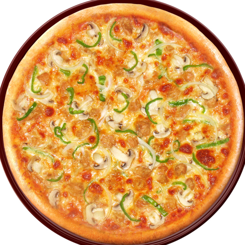 Tavuklu Mantarlı Pizza (Büyük Boy)