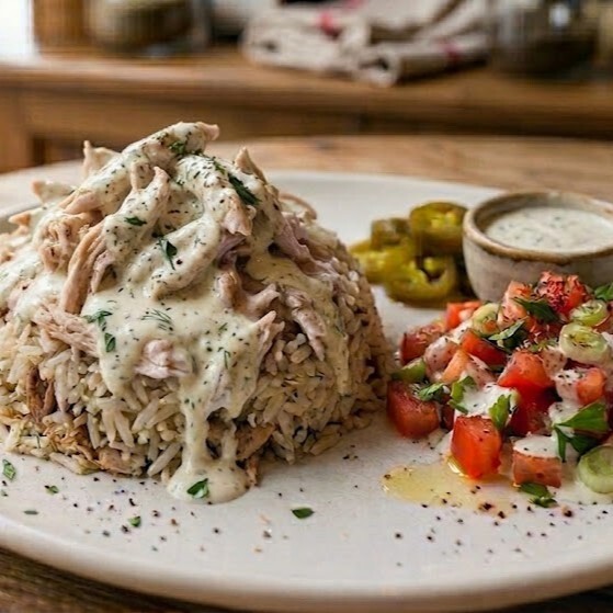 Ranch Soslu Tavuk Pilav