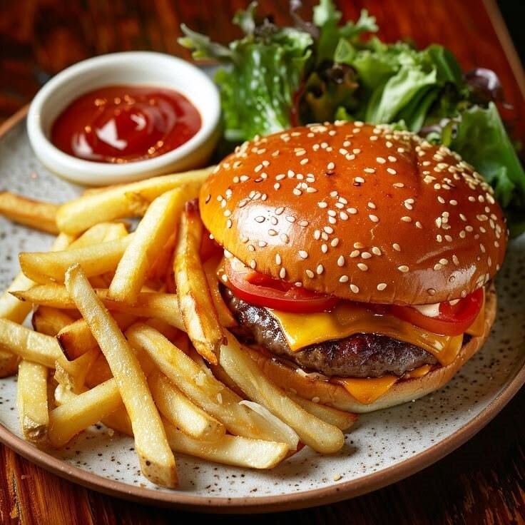 Cheese Burger (240 Gr)