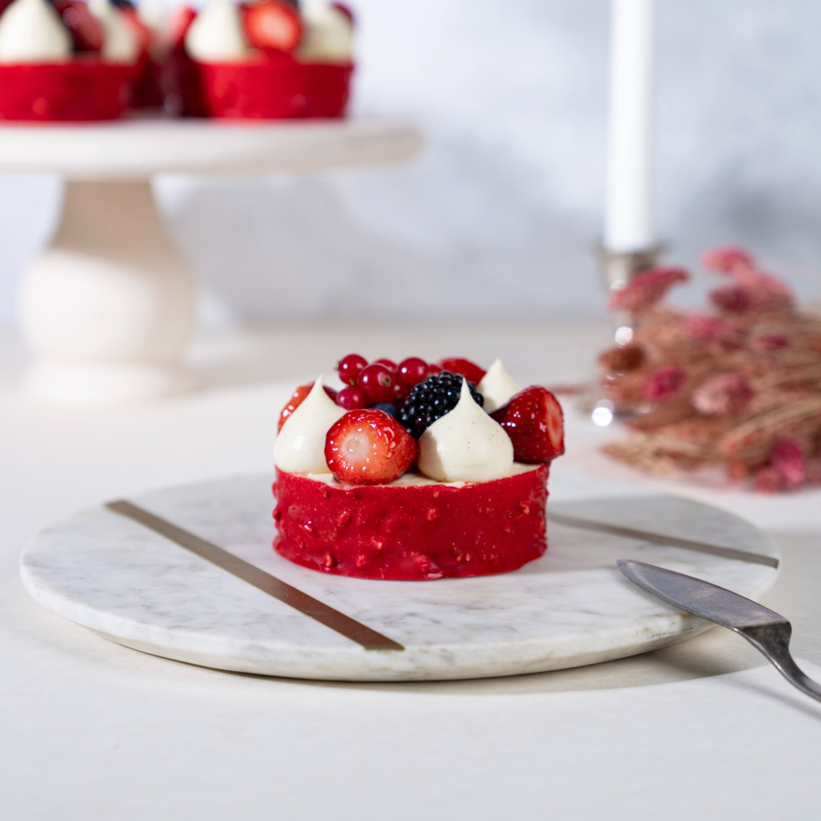 Strawberry Pistachio Shortcake
