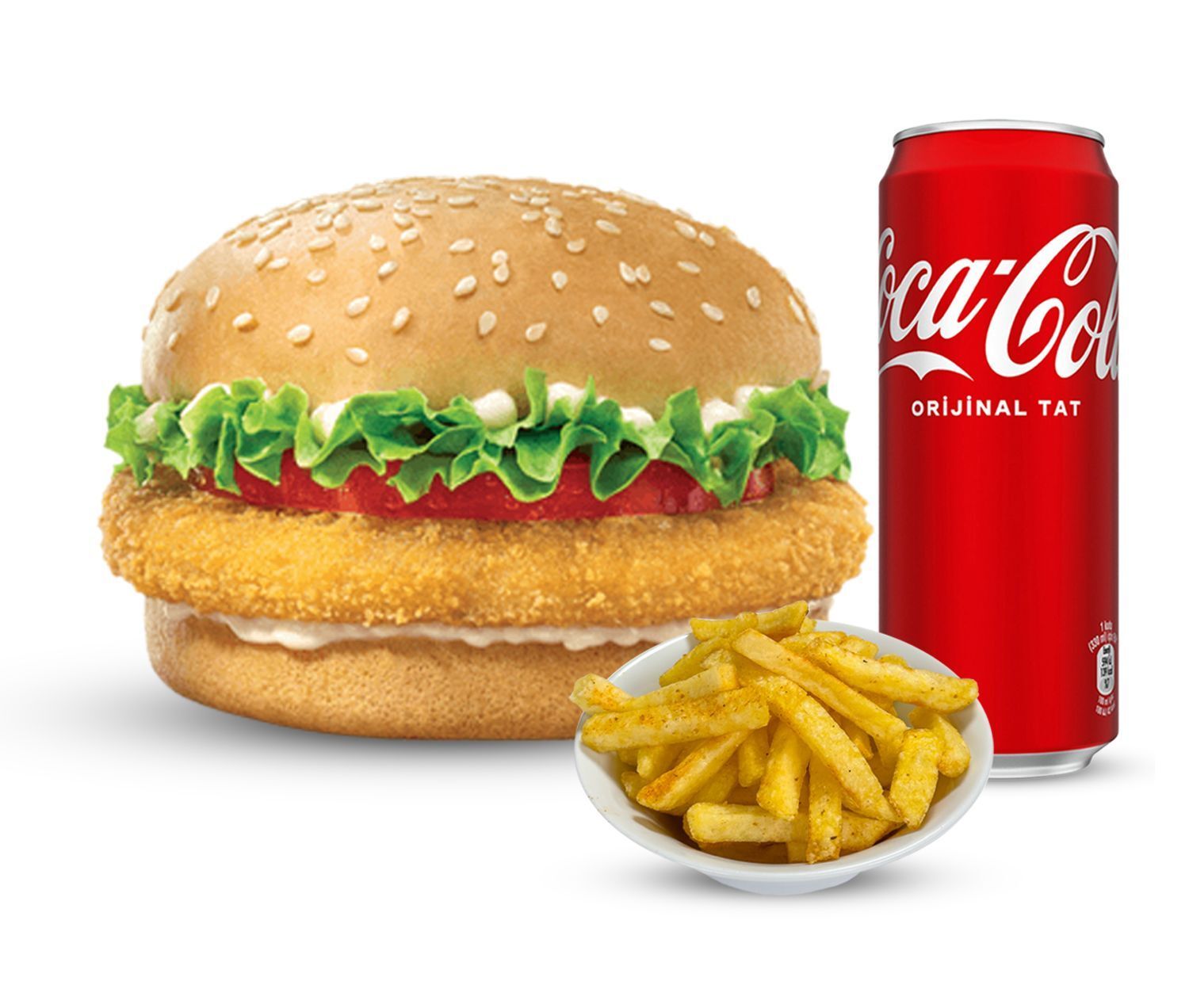 Chicken Burger Menü