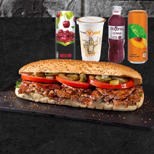 Tam Porsiyon Ekmek Arası Döner Menü