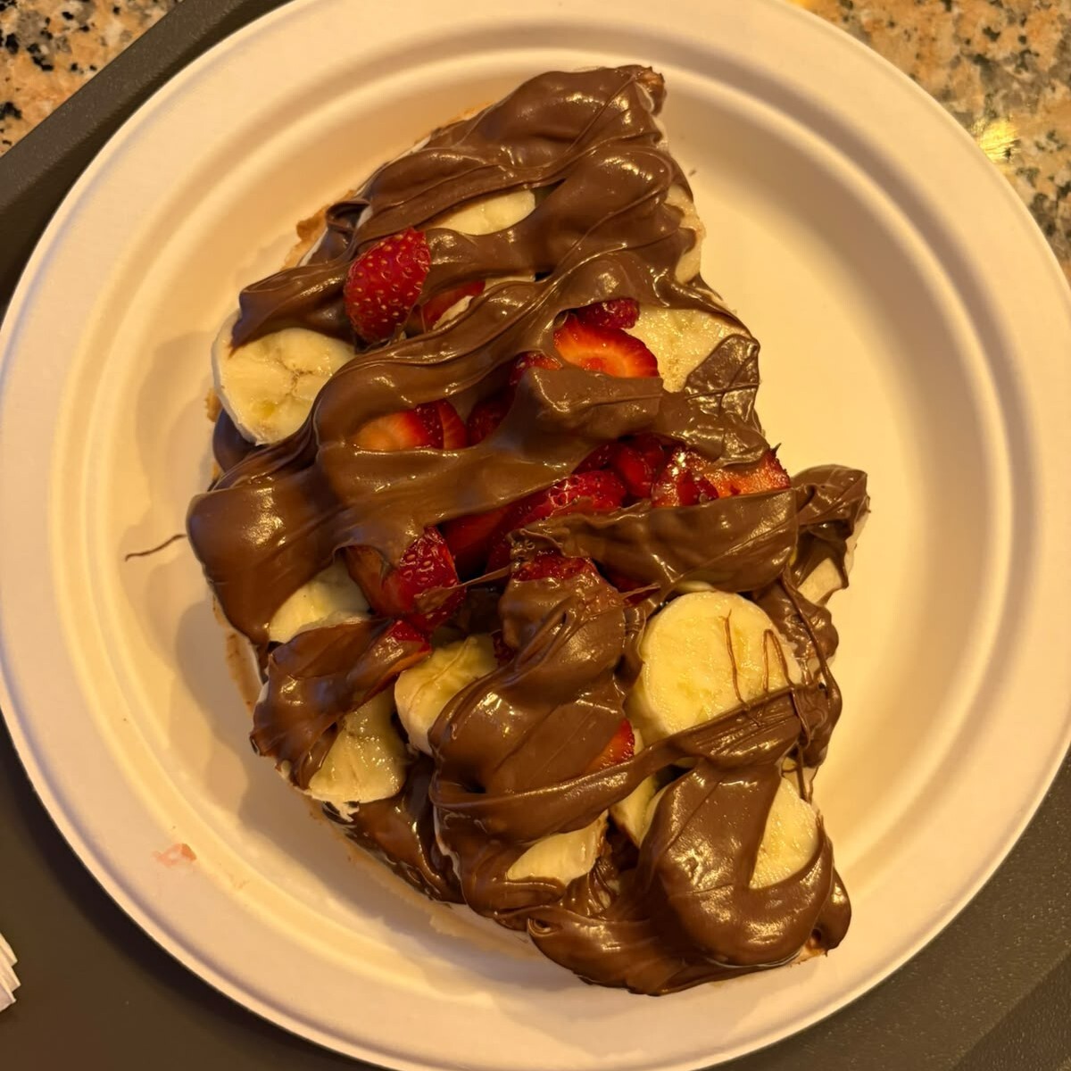 Glutensiz Şekersiz Waffle (1 kişilik) Glutenfree Waffle