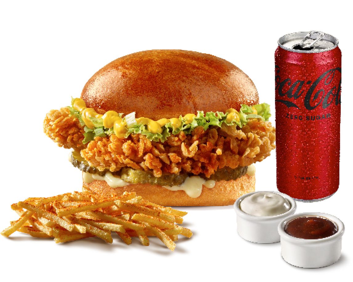 Cajun Burger Menü