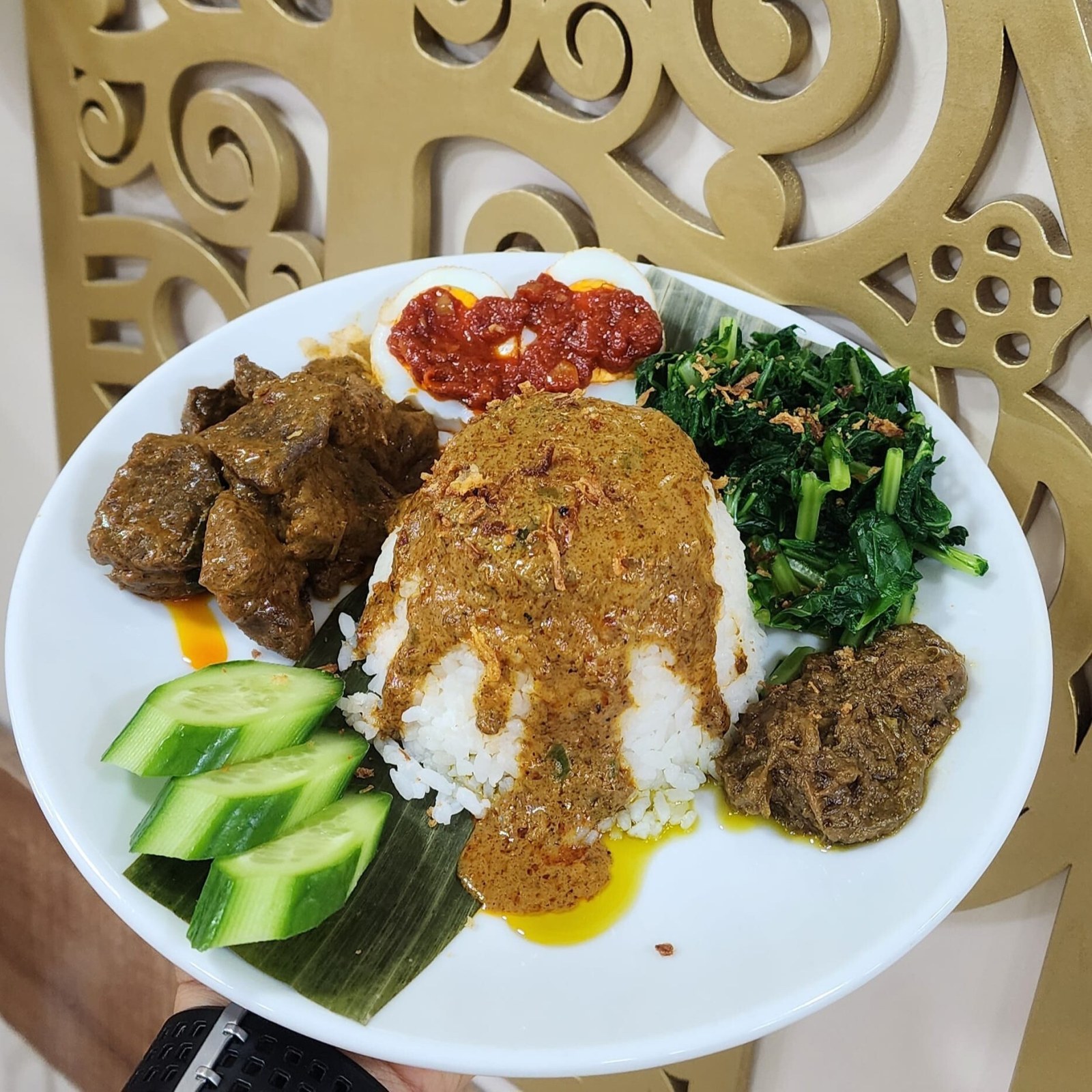 Nasi Padang Rendang