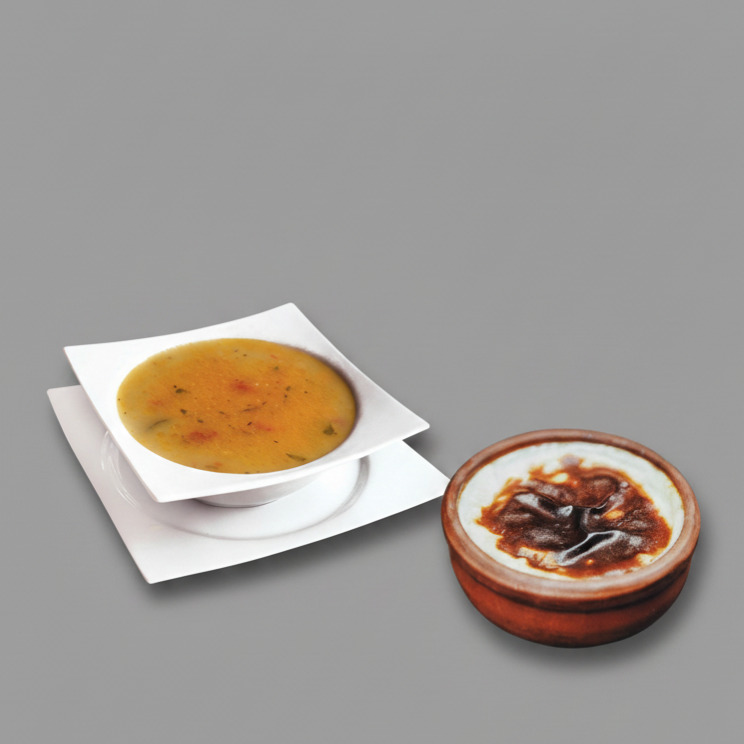 Tavuk Suyu Çorbası + Sütlaç