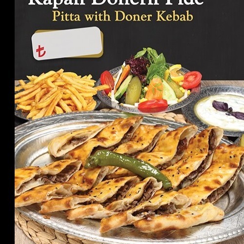 Kapalı Kaşarlı Dönerli Pide + Coca-Cola (33 cl.)