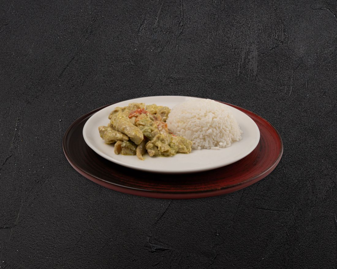 Köri Soslu Tavuk & Pirinç Pilavı