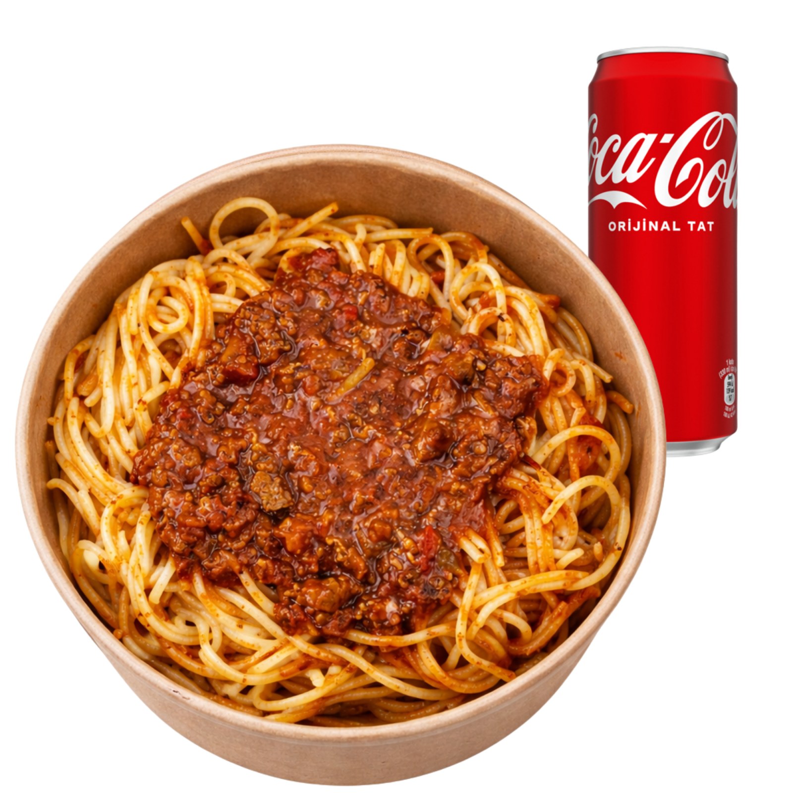 Spagetti Bolonez + 330 ml Coca-cola