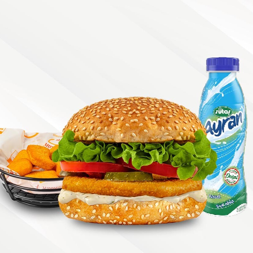 Trend Tavuk Burger Menü