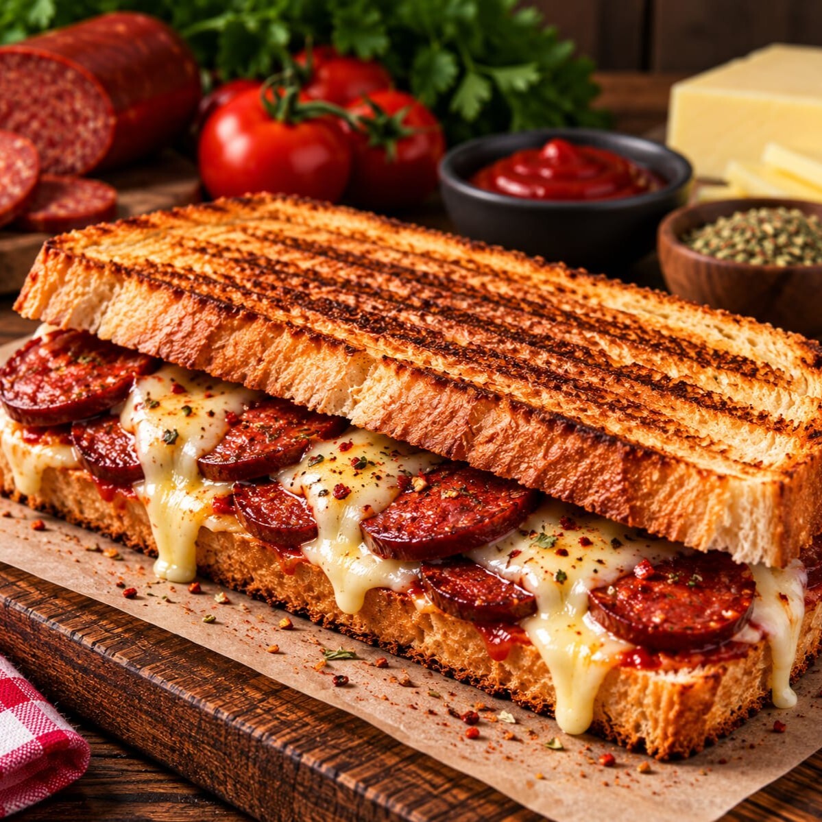 Sucuklu Tost