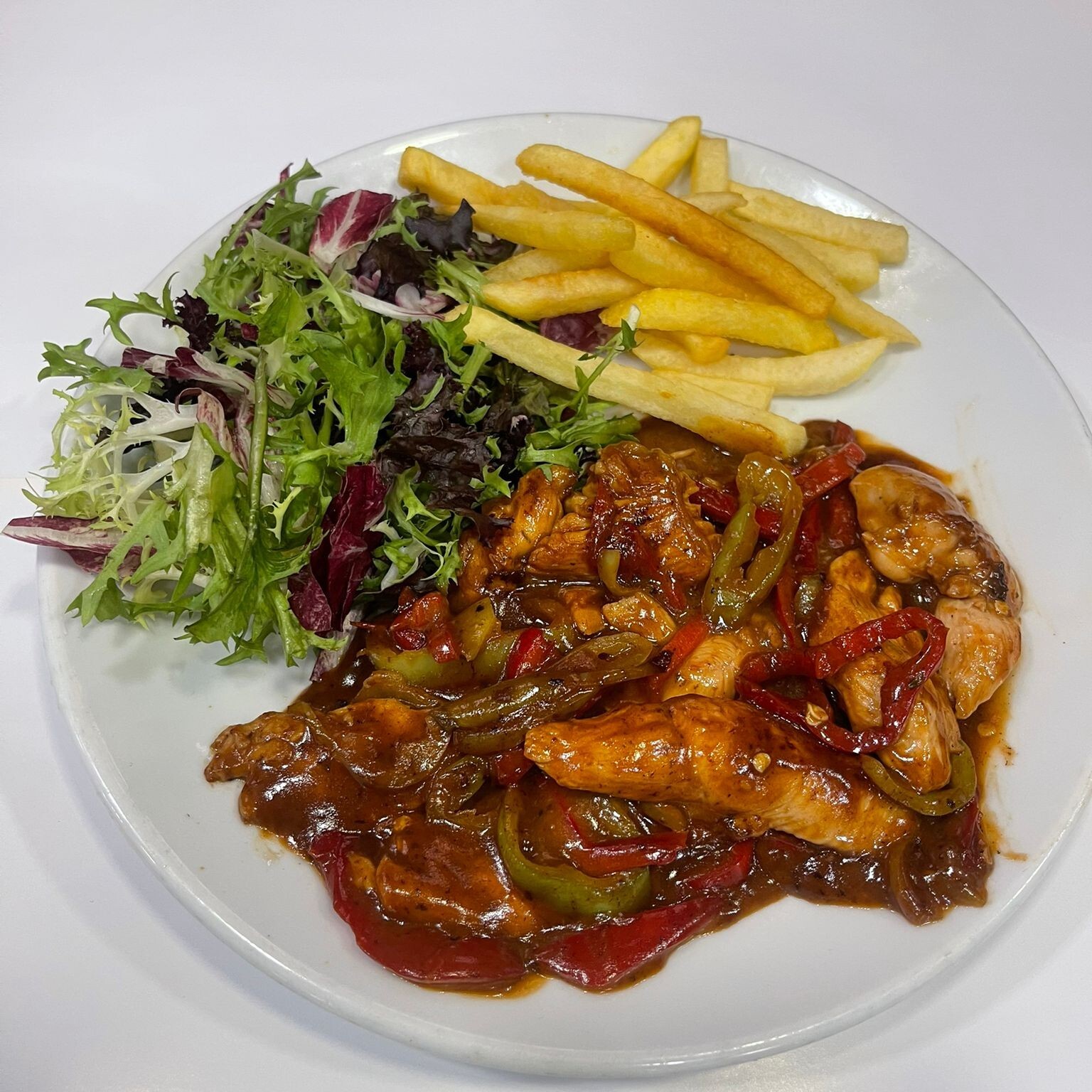 Barbekü Soslu Tavada Tavuk
