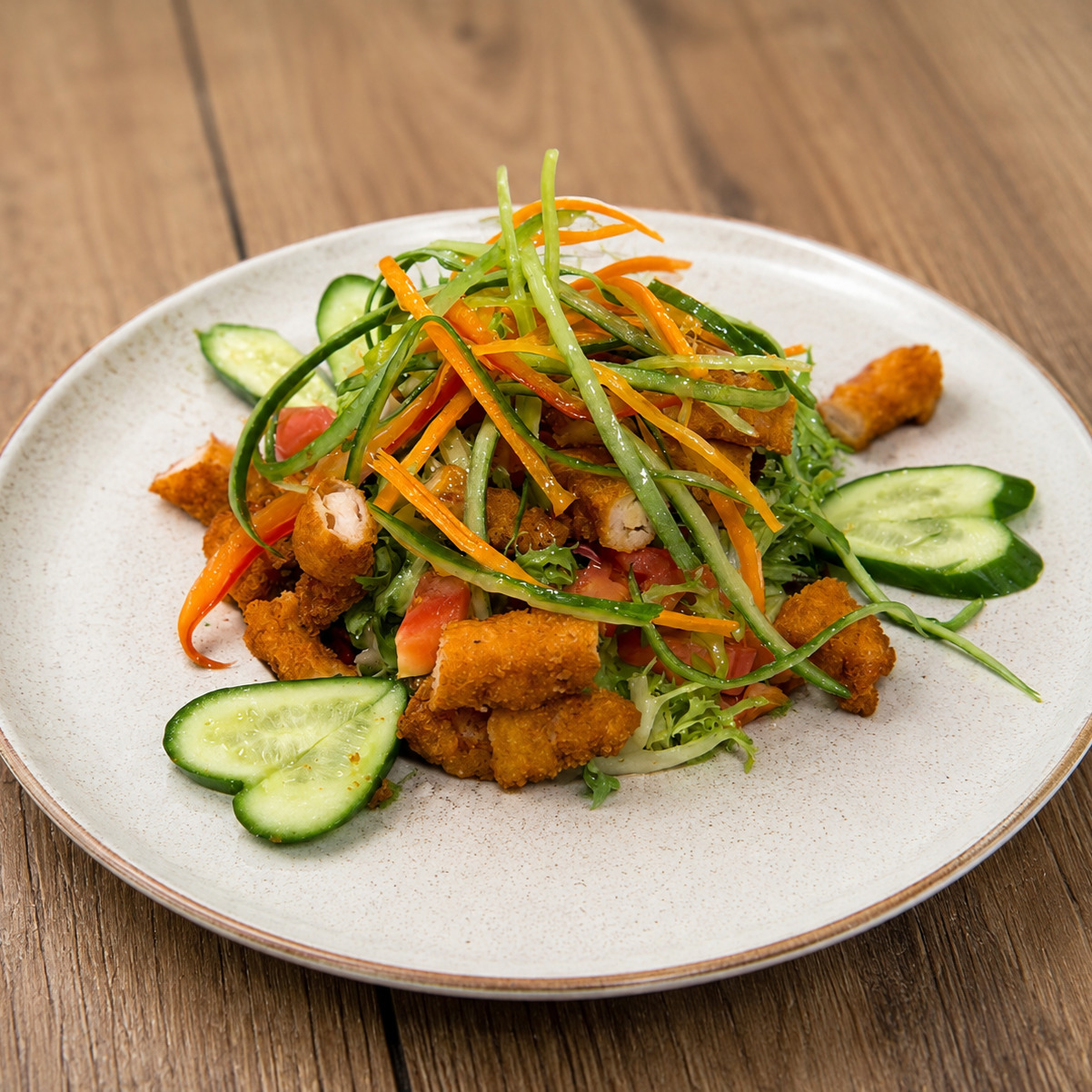 Cajun Tavuklu Salata