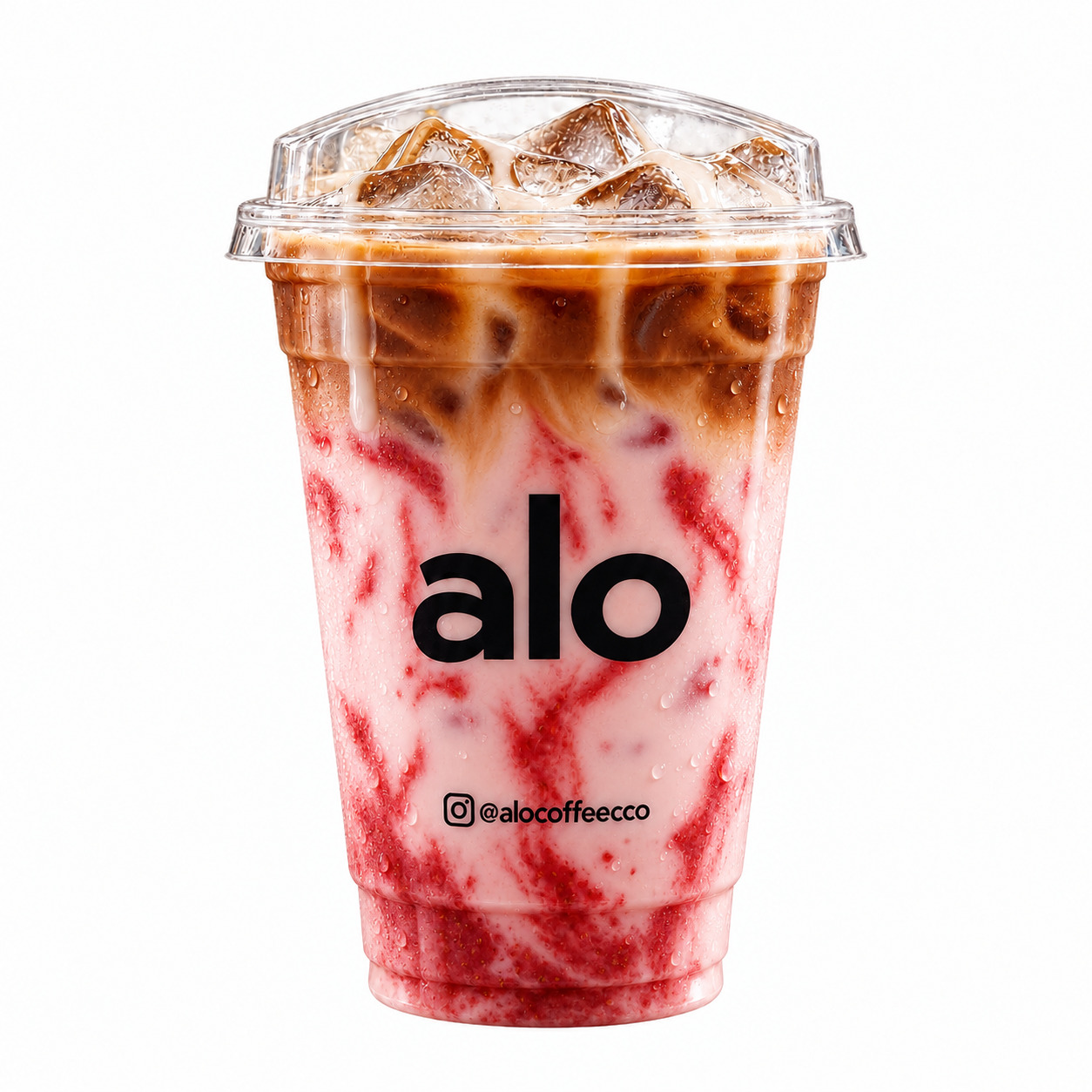 Ice Strawberry Latte