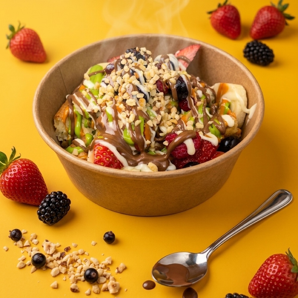 Antep Karmaşa Küçük Bowl Waffle