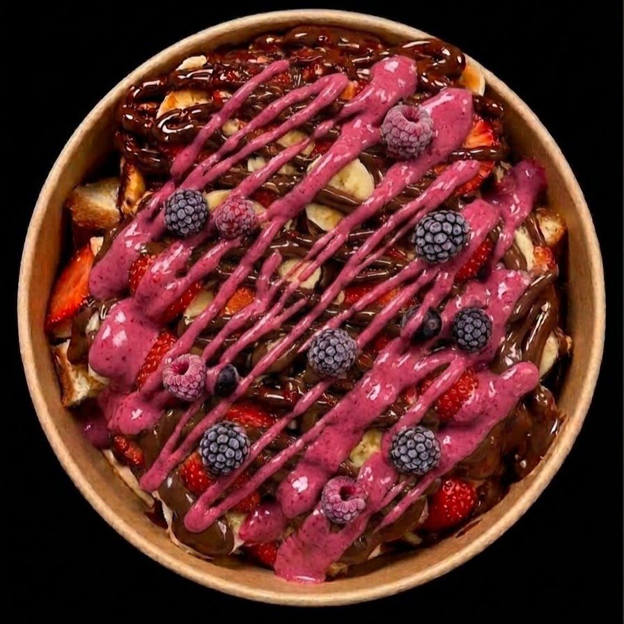 Orman Meyveli Waffle Bowl