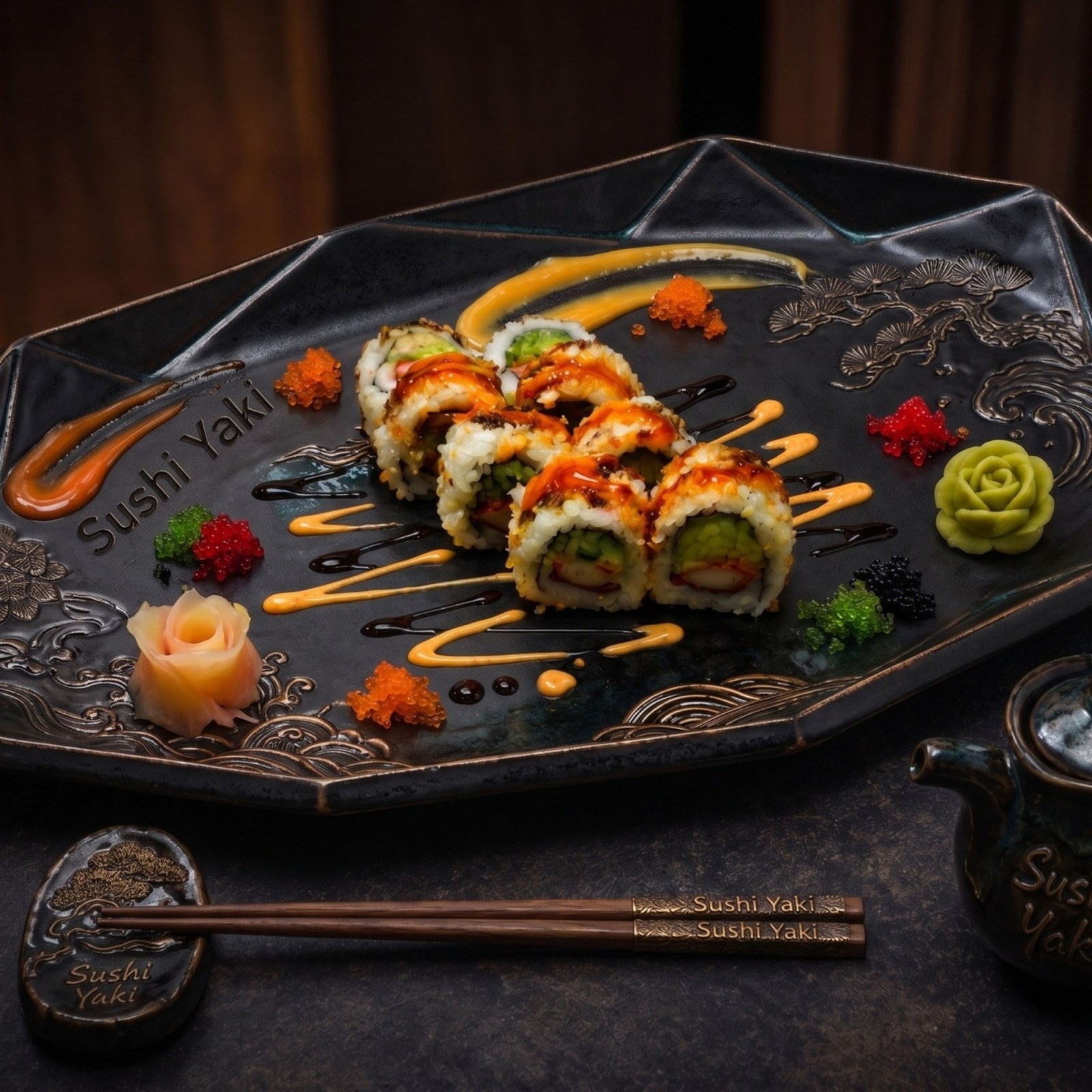 155- Sake Ten Roll (8 Pcs.)