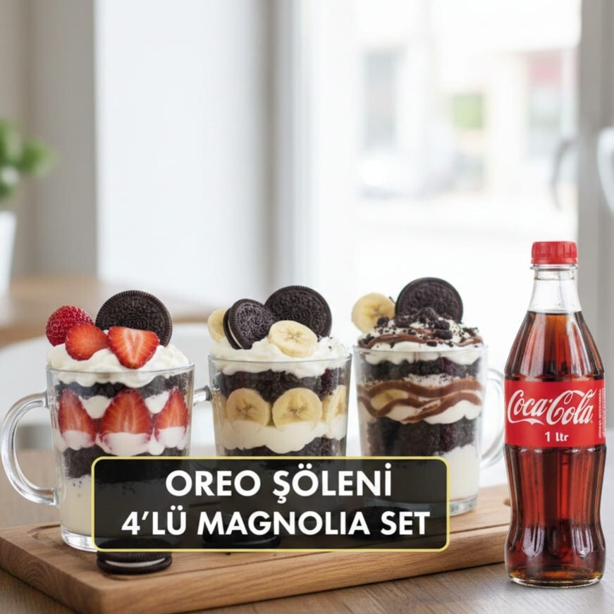 Oreo Şöleni - 4'lü Magnolia Set