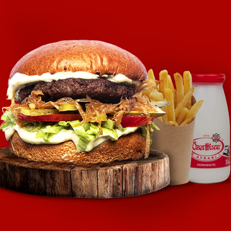 Nachos Burger Menü 2