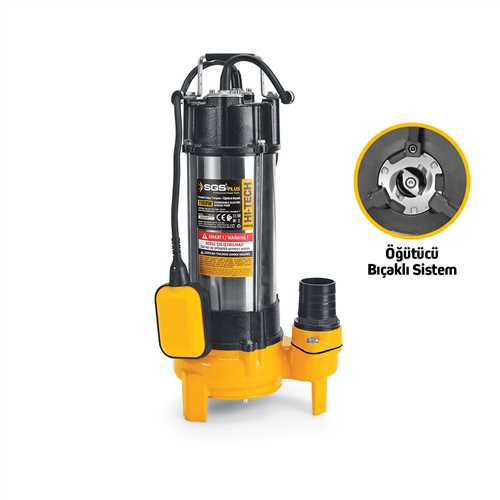 FOSEPTİK DALGIÇ POMPA 1100W /1.5HP BIÇAKLI