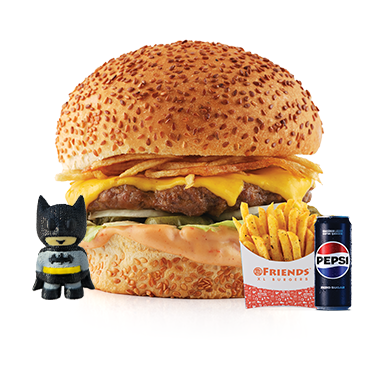 Kids Cheese Burger Menü