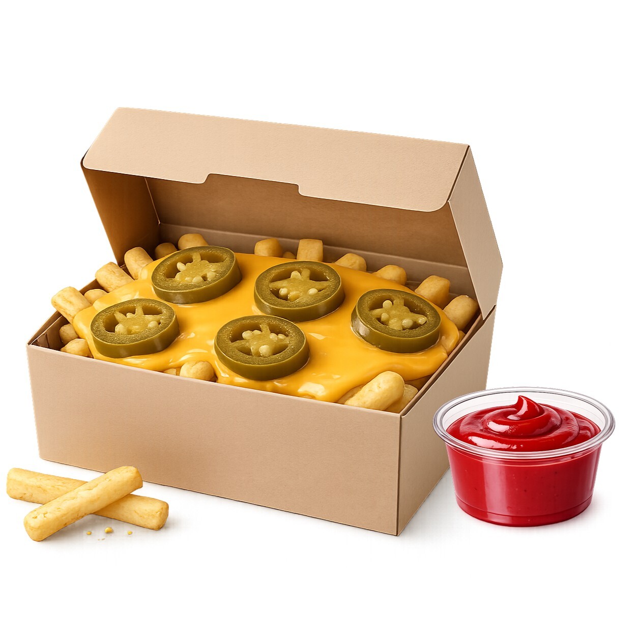 Cheddar & Jalapeno Patates Kızartması