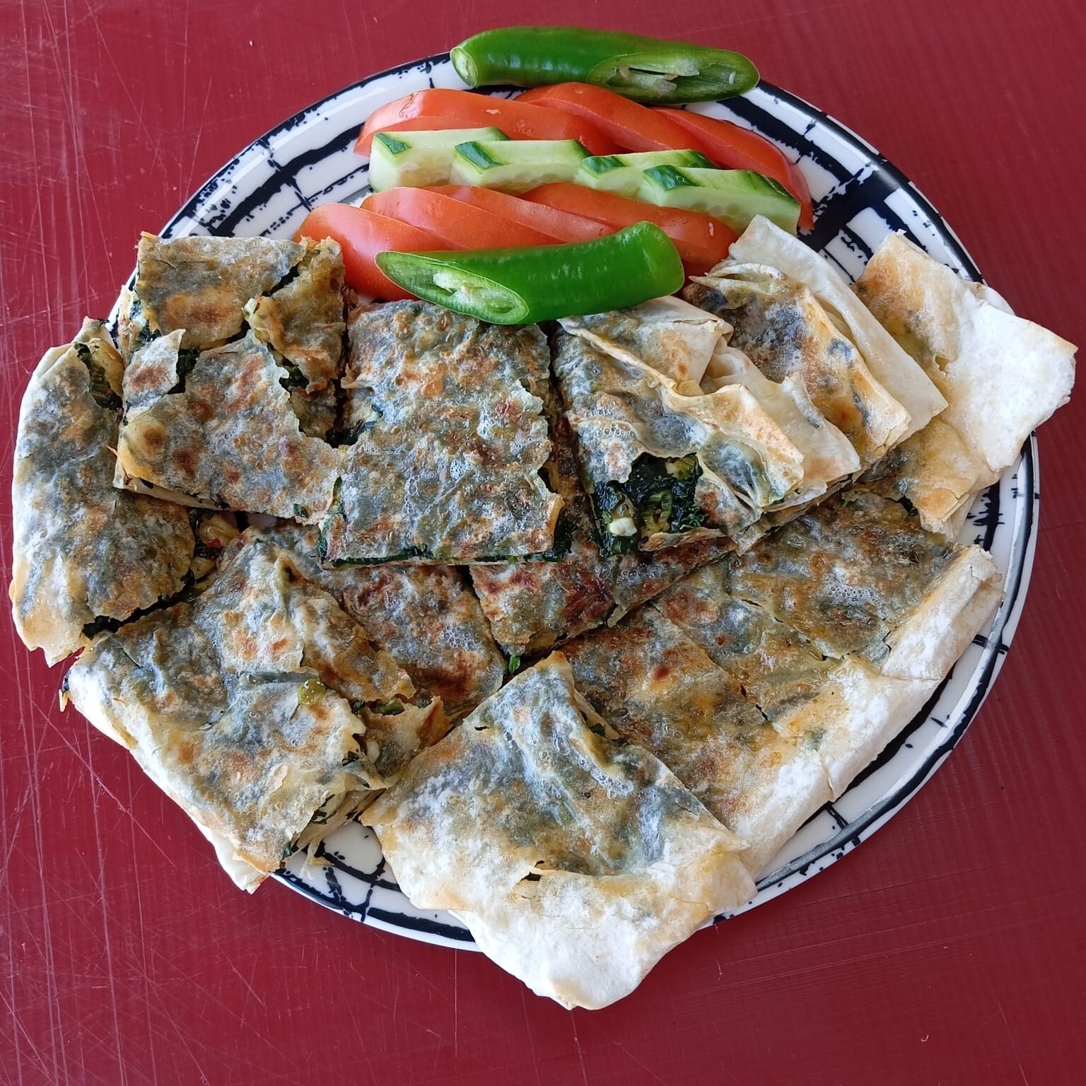 Meşhur ıspanaklı Uşak Bükmesi
